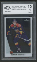 Connor McDavid 2014-15 Leaf Acetate Toronto Spring Expo #CMD (BCCG 10) at PristineAuction.com