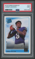 Lamar Jackson 2018 Donruss RR #317 RC (PSA 9) at PristineAuction.com