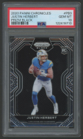 Justin Herbert 2020 Panini Chronicles Prizm Black #PB3 RC (PSA 10) at PristineAuction.com