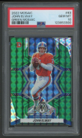 John Elway 2022 Mosaic Mosaic Green #63 (PSA 10) at PristineAuction.com
