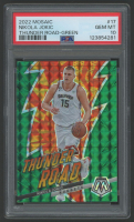 Nikola Jokic 2022 Mosaic Thunder Road Green #17 (PSA 10) at PristineAuction.com