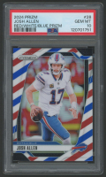 Josh Allen 2024 Prizm Red White Blue Prizm #28 (PSA 10) at PristineAuction.com