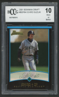 Ichiro Suzuki 2001 Bowman Draft #BDP84 RC (BCCG 10) at PristineAuction.com