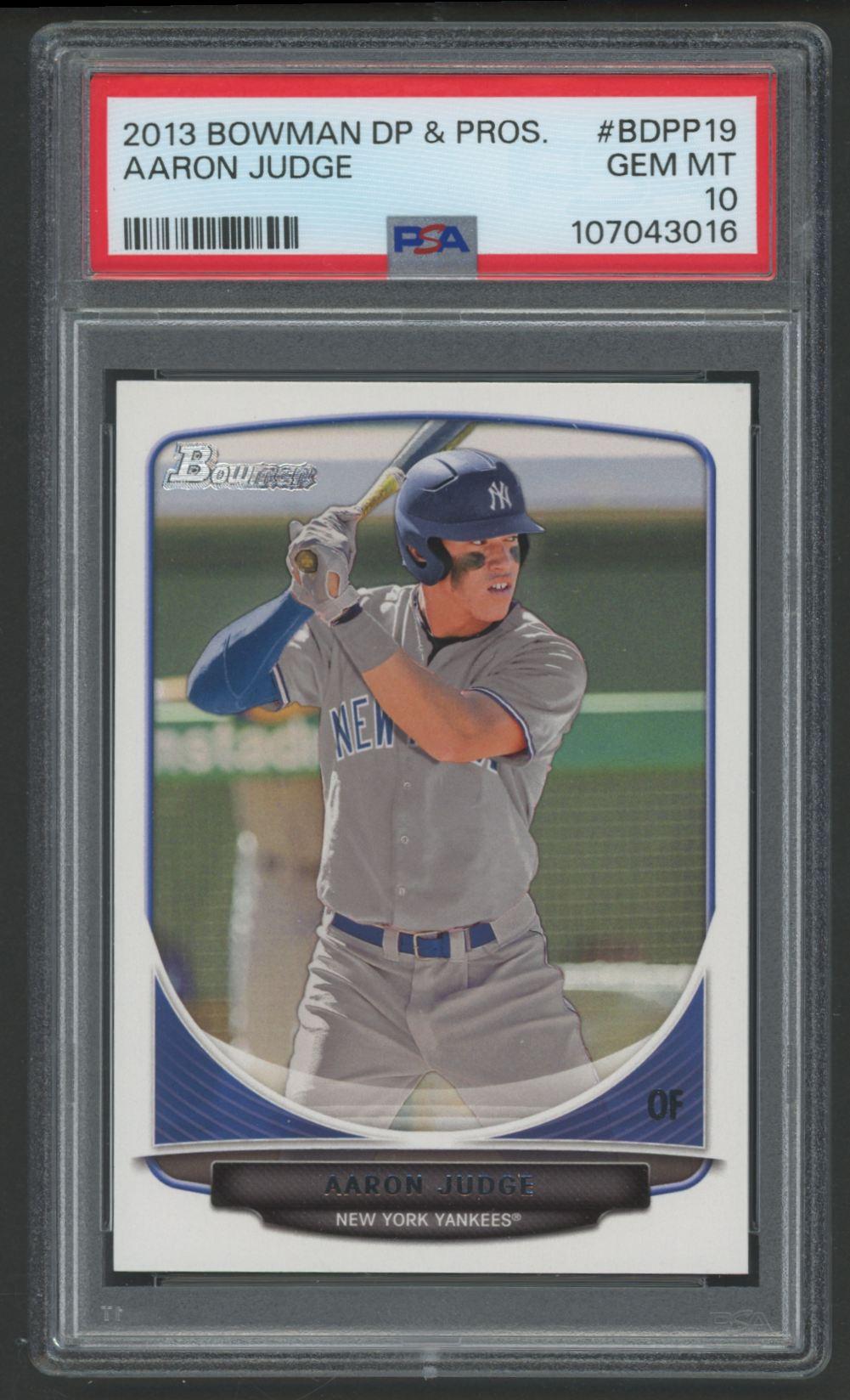 Aaron Judge 2013 Bowman Draft Draft Picks #BDPP19 RC (PSA 10) at PristineAuction.com Aaron Judge 2013 Bowman Draft Draft Picks #BDPP19 RC (PSA 10) at PristineAuction.com