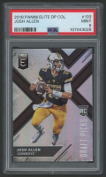 Josh Allen 2018 Panini Elite DP Black Jersey #103 (PSA 9) at PristineAuction.com