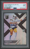 Josh Allen 2018 Elite Draft Picks #103B RC / White Jersey (PSA 9) at PristineAuction.com