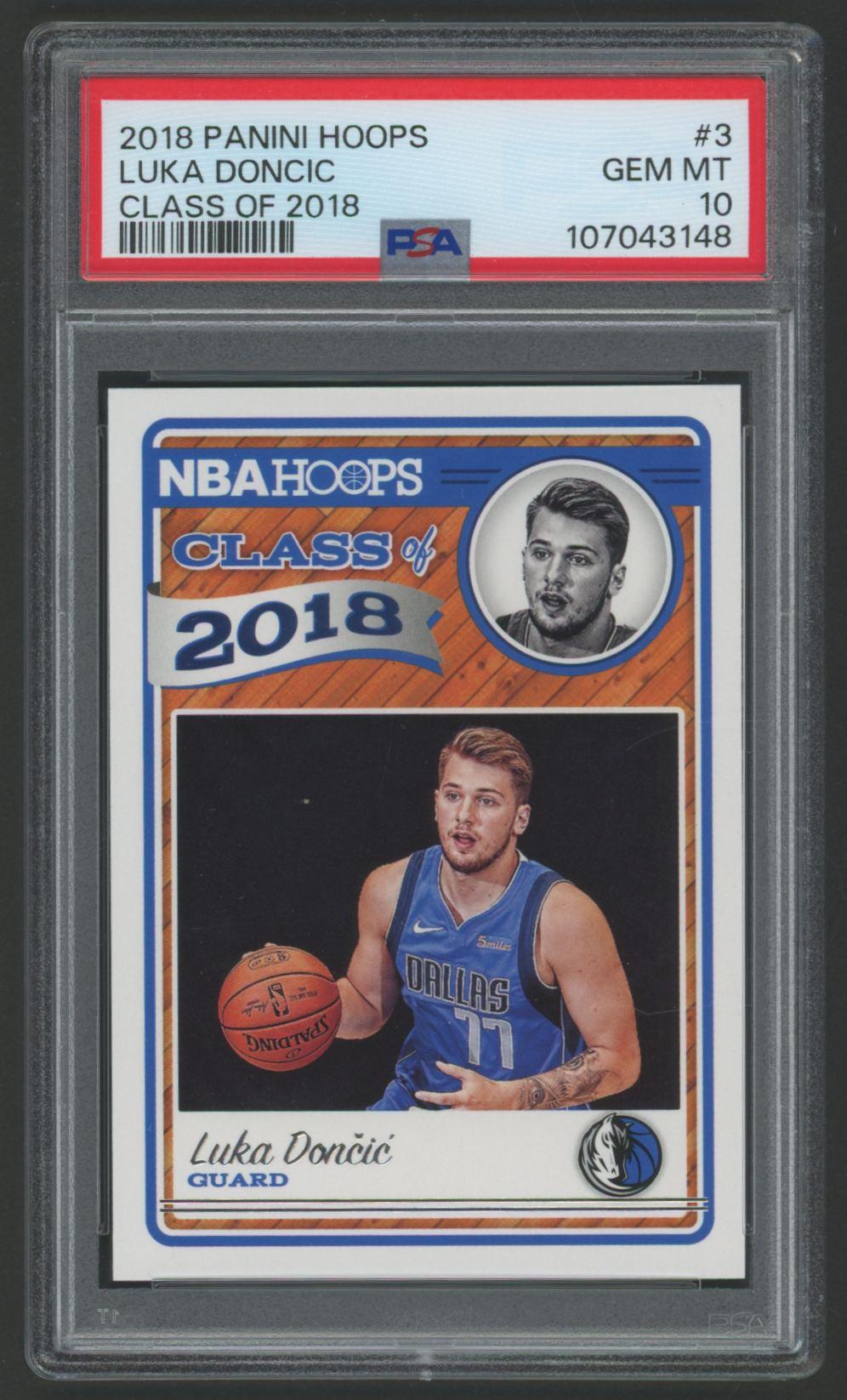 Luka Doncic 2018-19 Hoops Class of 2018 #3 RC (PSA 10) at PristineAuction.com Luka Doncic 2018-19 Hoops Class of 2018 #3 RC (PSA 10) at PristineAuction.com