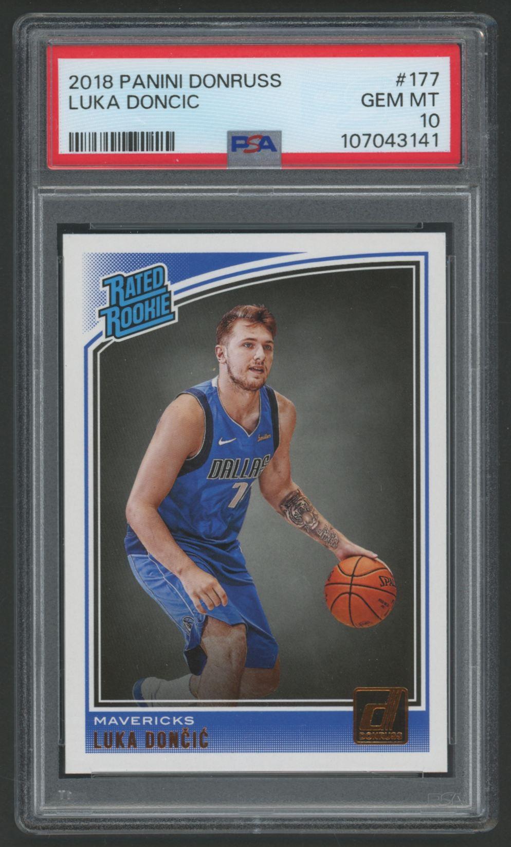 Luka Doncic 2018 Donruss RR #177 (PSA 10) at PristineAuction.com Luka Doncic 2018 Donruss RR #177 (PSA 10) at PristineAuction.com