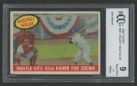 Mickey Mantle 1959 Topps #461 Baseball Thrills (BCCG 9) at PristineAuction.com