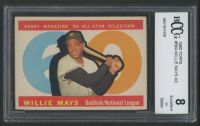 Willie Mays 1960 Topps All Star #564 (BCCG 8) at PristineAuction.com