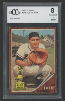 Joe Torre 1962 Topps #218 RC (BCCG 8) at PristineAuction.com