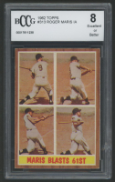 Roger Maris 1962 Topps #313 IA (BCCG 8) at PristineAuction.com
