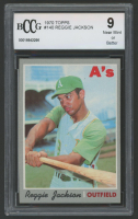 Reggie Jackson 1970 Topps #140 (BCCG 9) at PristineAuction.com