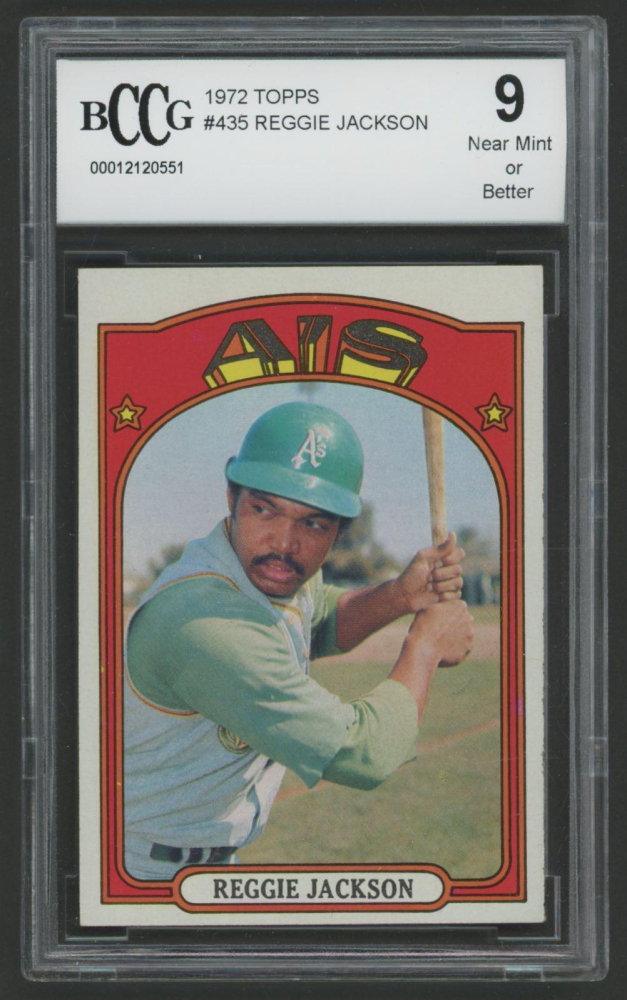 Reggie Jackson 1972 Topps #435 (BCCG 9)
