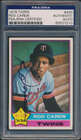 Rod Carew Signed 1976 Topps #400 (PSA) at PristineAuction.com