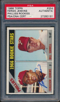 Fergie Jenkins Signed Fergie Jenkins RC / Bill Sorrell RC 1966 Topps Rookie Stars #254 (PSA) at PristineAuction.com