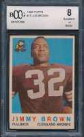 Jim Brown 1959 Topps #10 (BCCG 8) at PristineAuction.com