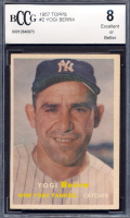 Yogi Berra 1957 Topps #2 (BCCG 8) at PristineAuction.com