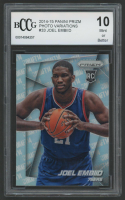 Joel Embiid 2014-15 Panini Prizm Photo Variations #33 RC (BCCG 10) at PristineAuction.com