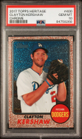 Clayton Kershaw 2017 Topps Heritage Chrome #400 #/999 (PSA 10) at PristineAuction.com