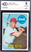 Pete Rose 1969 Topps #120 (BCCG 8) at PristineAuction.com