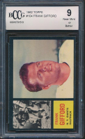 Frank Gifford 1962 Topps #104 (BCCG 9) at PristineAuction.com