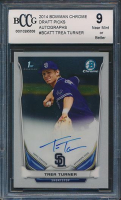 Trea Turner 2014 Bowman Chrome Draft Draft Pick Autographs #BCATT (BCCG 9) at PristineAuction.com