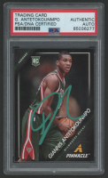 Giannis Antetokounmpo Signed 2013-14 Pinnacle #5 RC (PSA) at PristineAuction.com