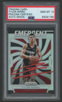 Tyler Herro Signed 2019 Prizm Emergent #5 (PSA | Autograph Graded 10) at PristineAuction.com