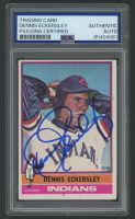 Dennis Eckersley Signed 1976 Topps #98 RC (PSA) at PristineAuction.com
