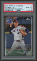 Nolan Ryan 2019 Topps Chrome Update Moments #1 (PSA 10) at PristineAuction.com