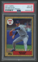 Nolan Ryan 2017 Topps Silver Pack Promo / 1987 #87NR (PSA 10) at PristineAuction.com