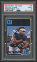 Derrick Henry 2016 Donruss Press Proof Blue RR #365 (PSA 9) at PristineAuction.com