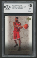 Lebron James 2003 Upper Deck Lebron James Box Set #16 RC (BCCG 10) at PristineAuction.com