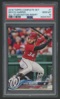 Bryce Harper 2018 Topps Complete All-Star Insert #1 (PSA 10) at PristineAuction.com