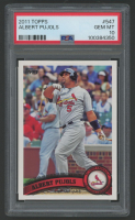 Albert Pujols 2011 Topps #547 (PSA 10) at PristineAuction.com