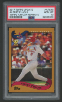 Albert Pujols 2017 Topps Update Rookie Cup Reprint #ARC49 (PSA 10) at PristineAuction.com