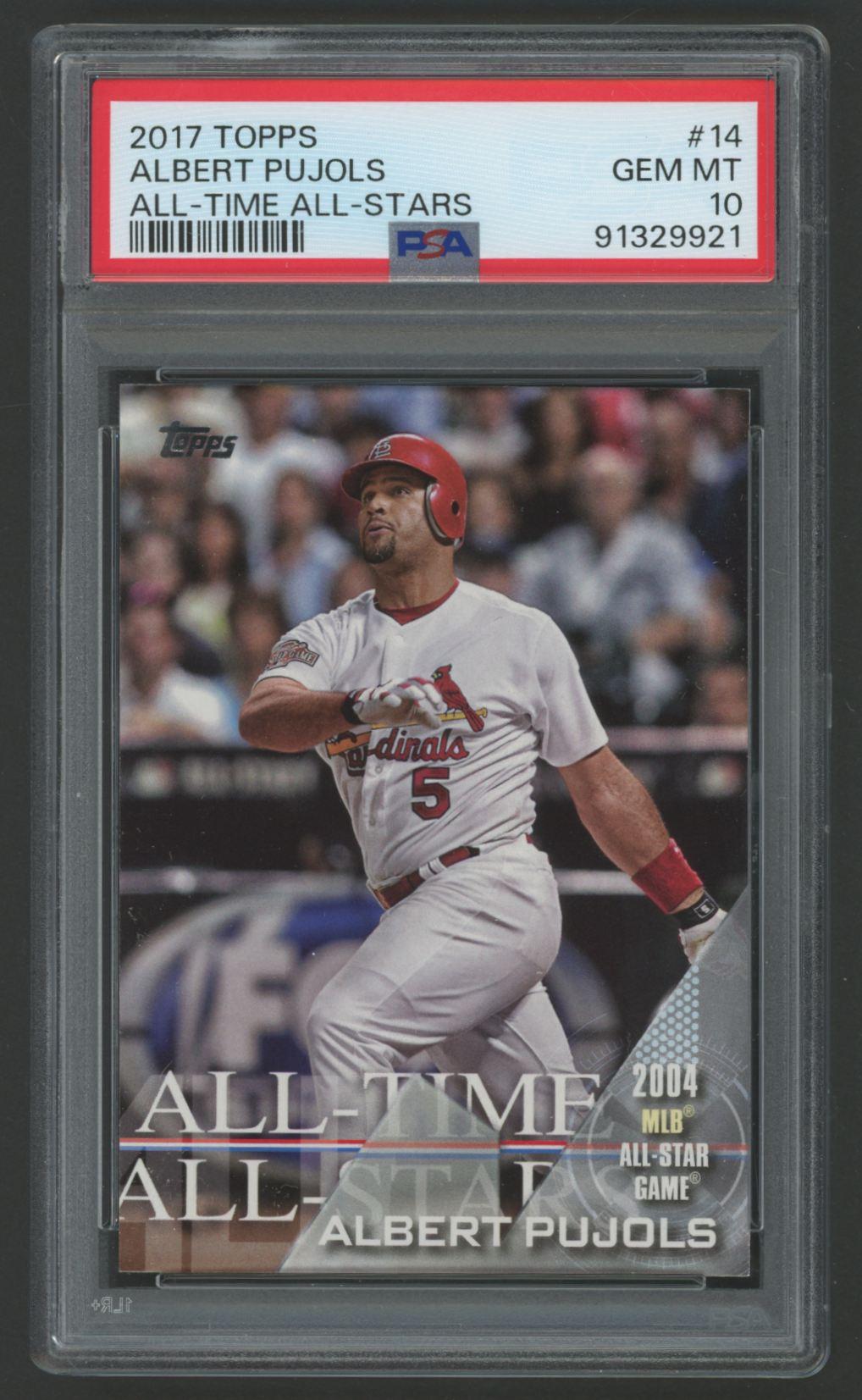 Albert Pujols 2017 Topps All-Time All-Stars #14 (PSA 10) at PristineAuction.com Albert Pujols 2017 Topps All-Time All-Stars #14 (PSA 10) at PristineAuction.com