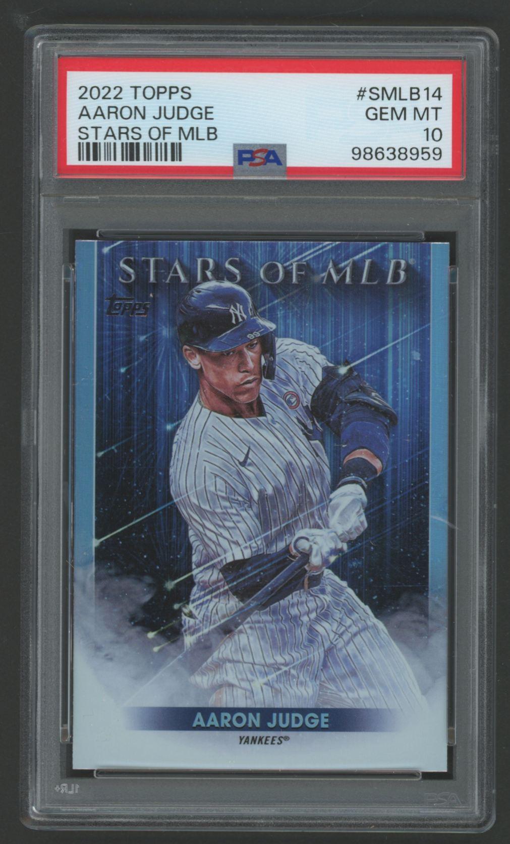 Aaron Judge 2022 Topps Stars of MLB #SMLB14 (PSA 10) at PristineAuction.com Aaron Judge 2022 Topps Stars of MLB #SMLB14 (PSA 10) at PristineAuction.com