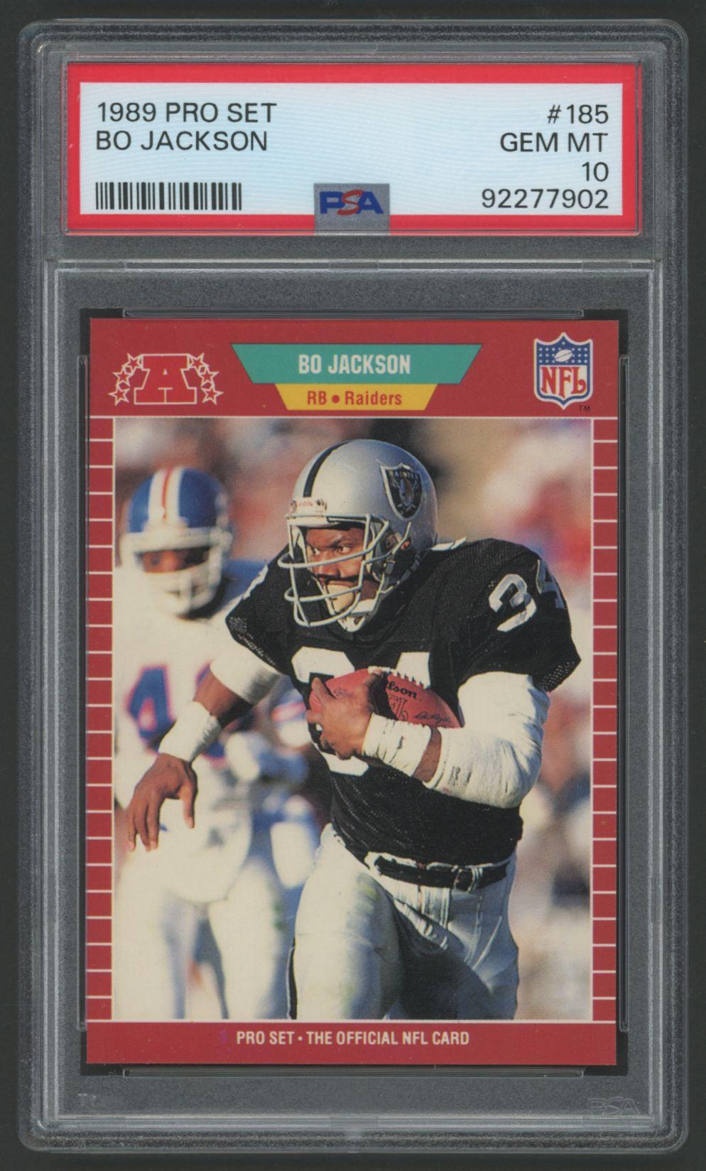 Bo Jackson 1989 Pro Set #185 (PSA 10) at PristineAuction.com Bo Jackson 1989 Pro Set #185 (PSA 10) at PristineAuction.com