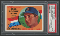 Carl Yastrzemski 1998 Topps Stars Rookie Reprints Autographs #5 (PSA 9) at PristineAuction.com