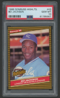 Bo Jackson 1986 Donruss Highlights #43 (PSA 10) at PristineAuction.com