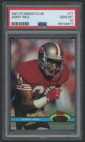 Jerry Rice 1991 Stadium Club #71 (PSA 10) at PristineAuction.com