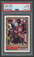 Jerry Rice 1992 Topps #665 (PSA 10) at PristineAuction.com