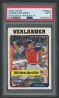 Justin Verlander 2005 Topps Updates & Highlights #UH220 RC (PSA 9) at PristineAuction.com