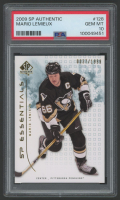 Mario Lemieux 2009 SP Authentic Essentials #128 #37/1999 (PSA 10) at PristineAuction.com