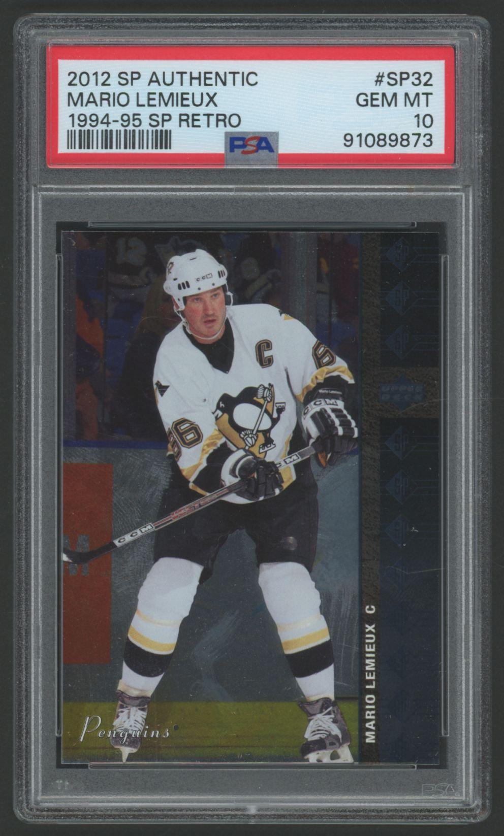 Mario Lemieux 2012 SP Authentic 1994 Retro #SP32 (PSA 10) at PristineAuction.com Mario Lemieux 2012 SP Authentic 1994 Retro #SP32 (PSA 10) at PristineAuction.com