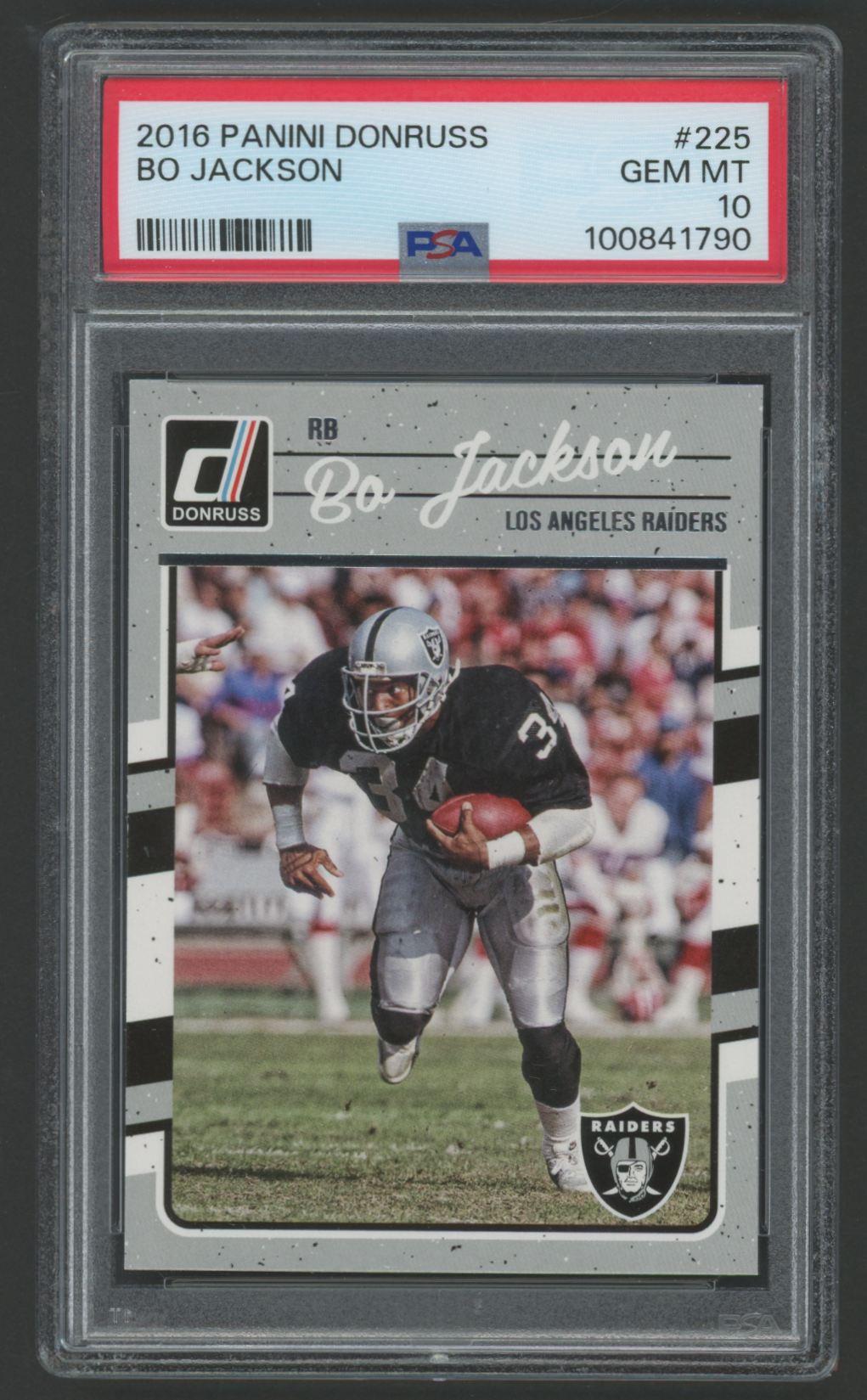 Bo Jackson 2016 Donruss #225 (PSA 10) at PristineAuction.com Bo Jackson 2016 Donruss #225 (PSA 10) at PristineAuction.com