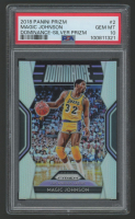 Magic Johnson 2018 Prizm Dominance Silver Prizm #2 (PSA 10) at PristineAuction.com