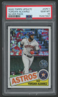Yordan Alvarez 2020 Topps Update '85 Topps Silver Pack Chrome #CPC1 (PSA 10) at PristineAuction.com